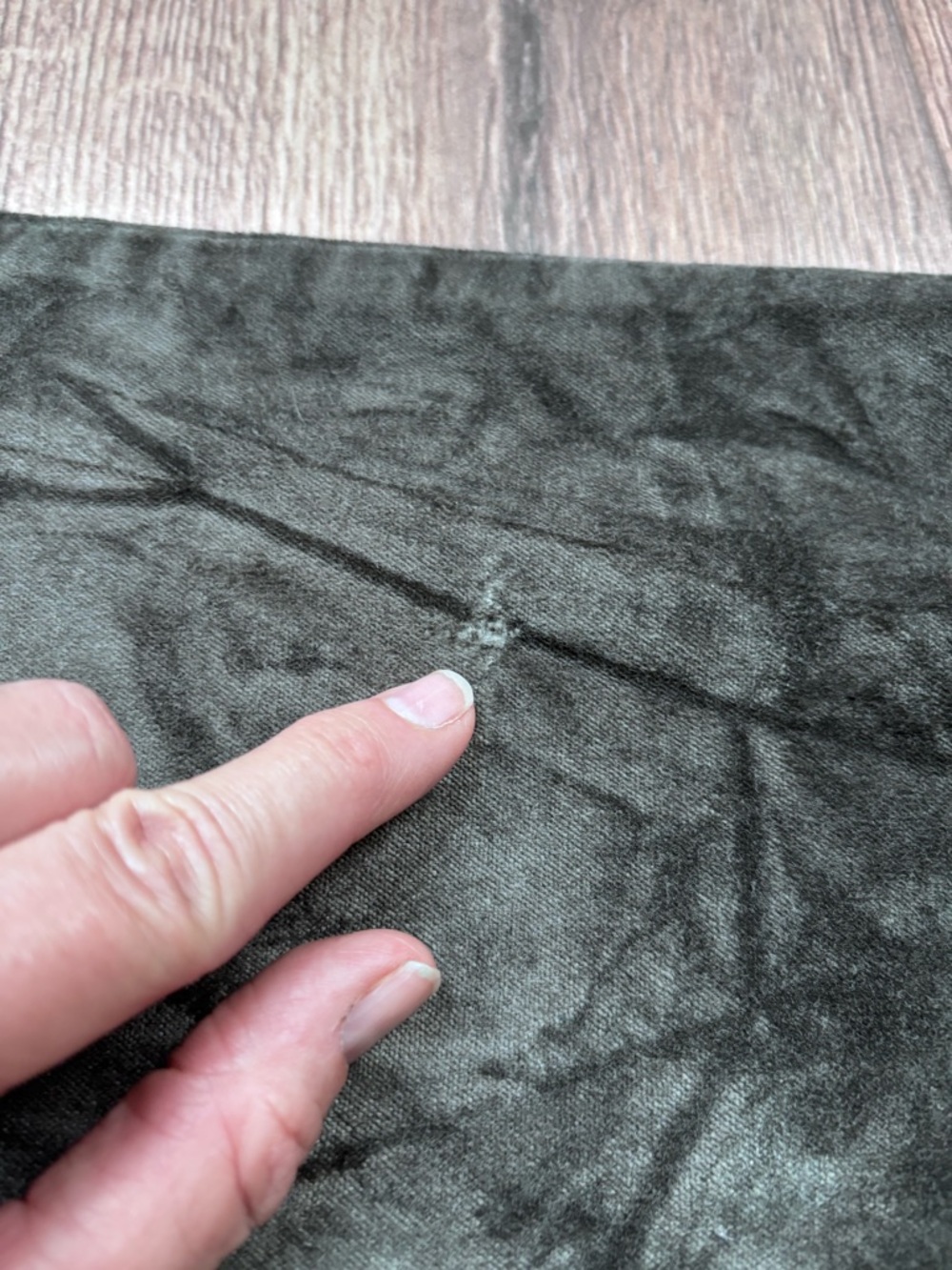 Pilcro Velvet Demi Lune Bootcut Pants Size 29 Green Gray Stretch Anthropologie - Picture 8 of 16